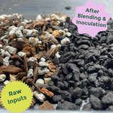Fast-Draining Cactus & Succulent Potting Mix from Rosy Soil - Sand, Pumice, Mycorrhizae & Biochar for Vibrant Growth & Bigger Blooms