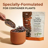 Molly's Succulent & Cactus Mix - Ultra Gritty Blend for Fast Drainage & Airflow