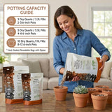 Molly's Succulent & Cactus Mix - Ultra Gritty Blend for Fast Drainage & Airflow