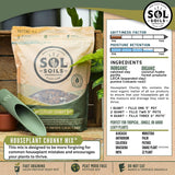 Sol Soils Houseplant Chunky Mix - Fast Draining Soilless Tropical Aroid Potting Mix