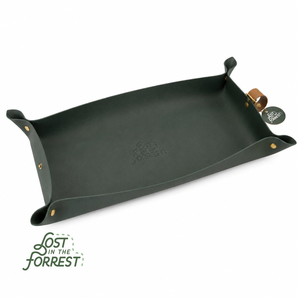 Leather Repotting Mat with Snap Corners